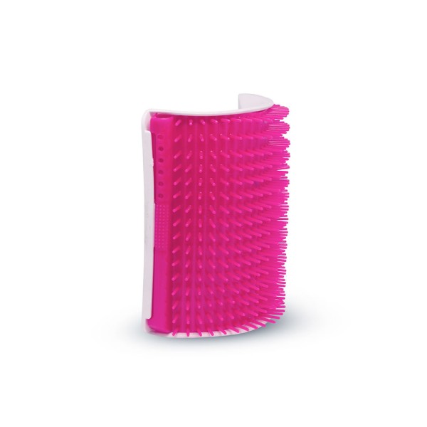Encontraproduto.com.br - Escova Massageadora Coçadinha Rosa para Gatos – Truqys Pet