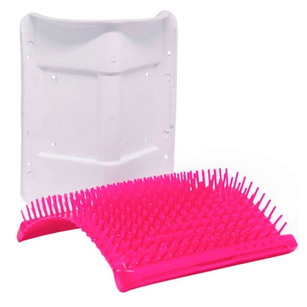 Encontraproduto.com.br - Escova Massageadora Coçadinha Rosa para Gatos – Truqys Pet