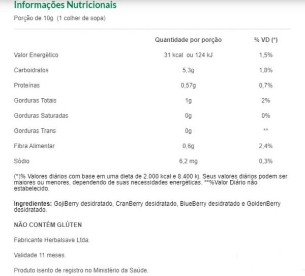 Encontraproduto.com.br - Superfood Mix Berries Desidratado Mundo Verde Seleção 150g