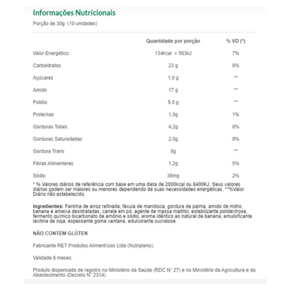 Encontraproduto.com.br - Cookie de Banana com Canela Mundo Verde 100g