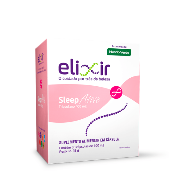 Encontraproduto.com.br - Sleepative Triptofano Mundo Verde Elixir- 30caps