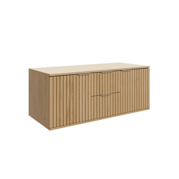 Armario Suspenso Para Banheiro Ripy 100Cm Wood Bumi