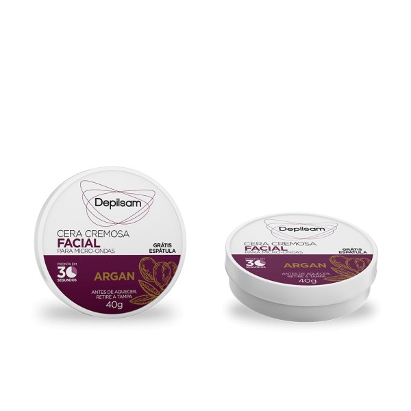 Encontraproduto.com.br - Cera Cremosa Facial Depilsam de Micro-Ondas Argan 40G