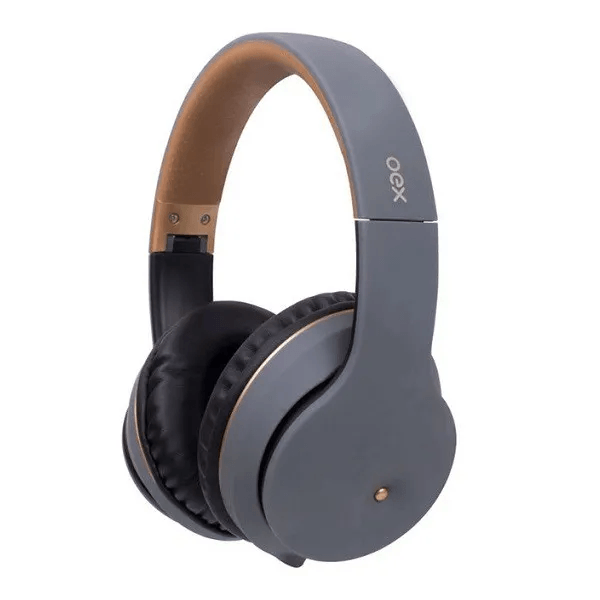 Encontraproduto.com.br - Headset Bluetooth 5.0 OEX Spot HS313 Chumbo com Case com Zíper