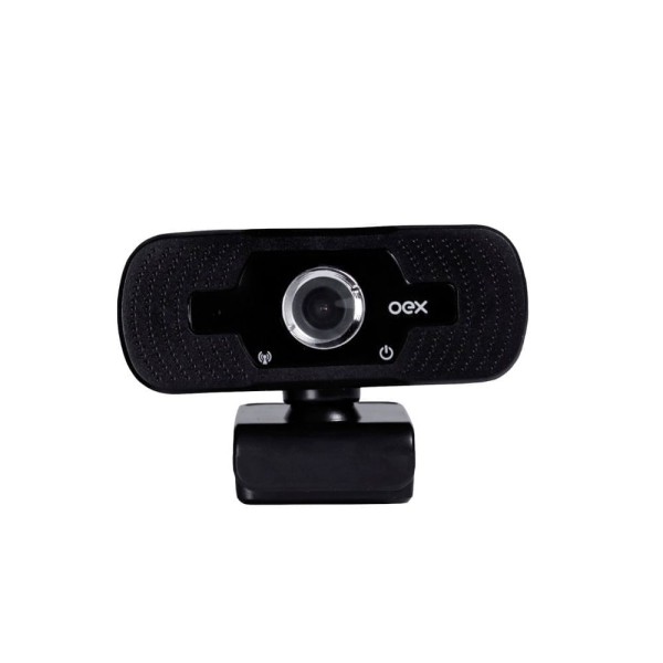 Encontraproduto.com.br - Webcam 1080P Full HD com Microfone Unidirecional - Plug And Play Preto