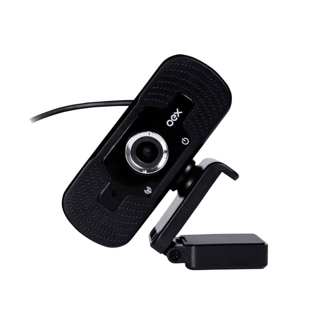 Webcam 1080P Full HD com Microfone Unidirecional - Plug And Play Preto