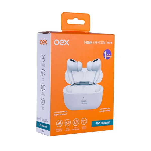 Encontraproduto.com.br - Fone De Ouvido Tws Bluetooth Branco