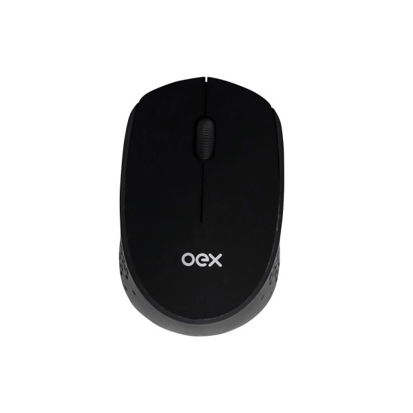 Encontraproduto.com.br - Mouse Sem Fio Óptico OEX Wireless - nano receptor MS409 Preto