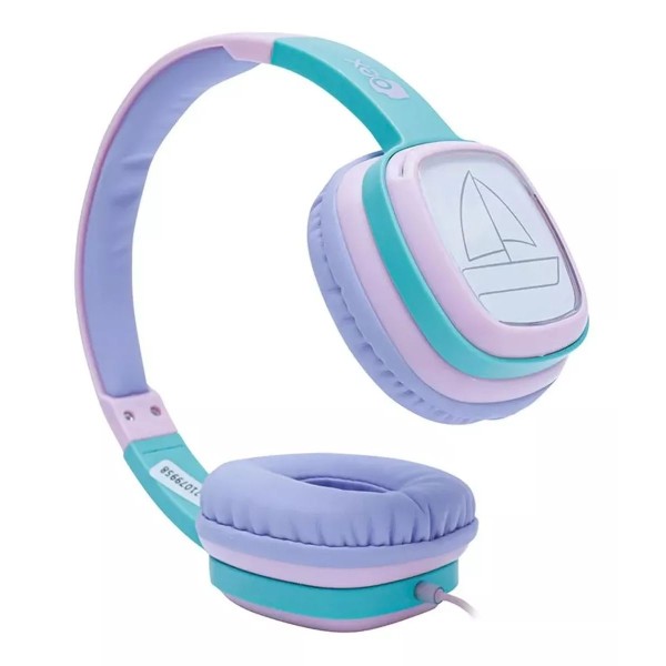 Encontraproduto.com.br - Headphone Oex Cartoon HP302 Rosa com Lilás