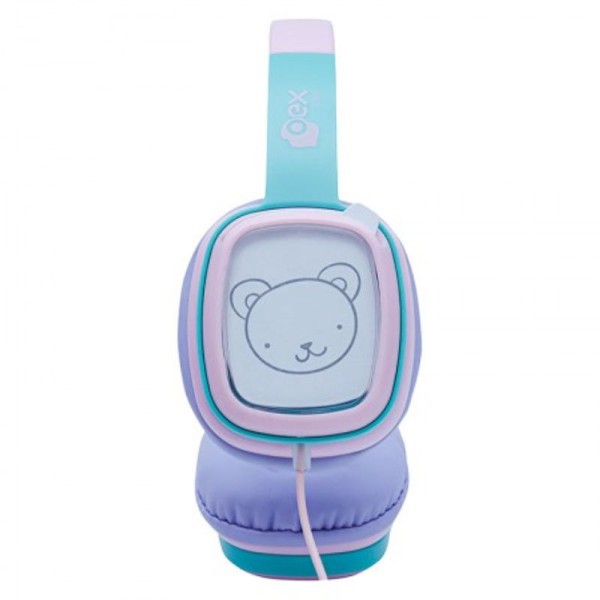 Encontraproduto.com.br - Headphone Oex Cartoon HP302 Rosa com Lilás