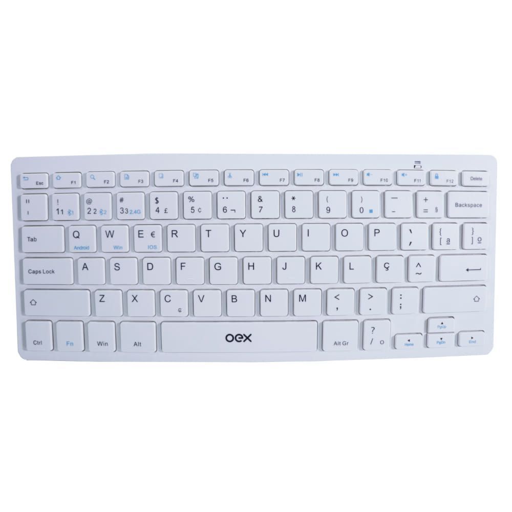 Encontraproduto.com.br - Teclado sem fio Elite Duo TC508 Bluetooth Wireless Branco 48.7443 OEX