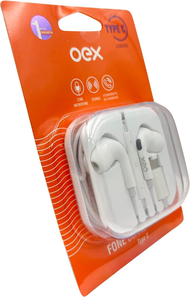 Encontraproduto.com.br - Fone de Ouvido Intra Auricular com Conexão Type C e Microfone Bland FN210
