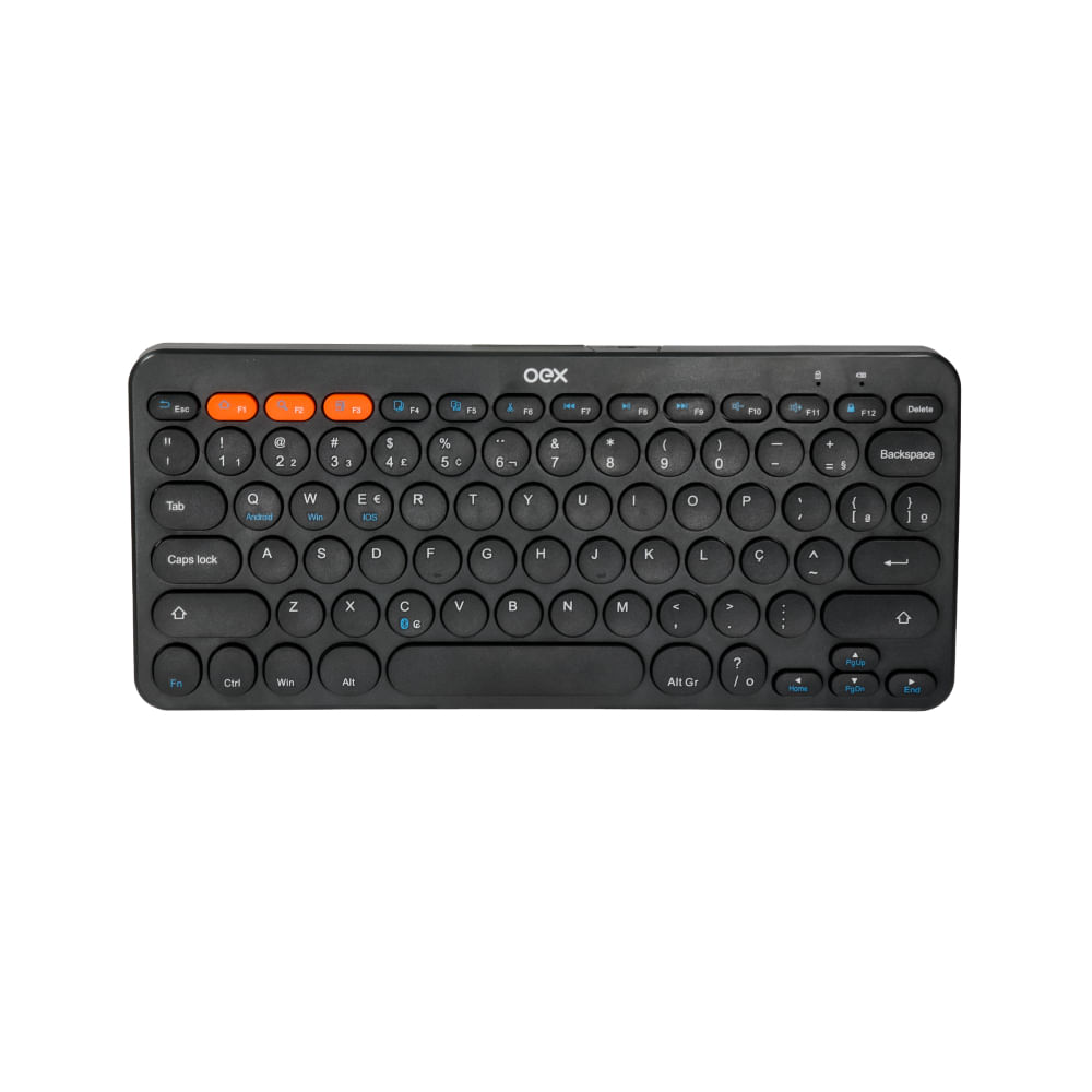 Teclado Retro Plus Preto OEX