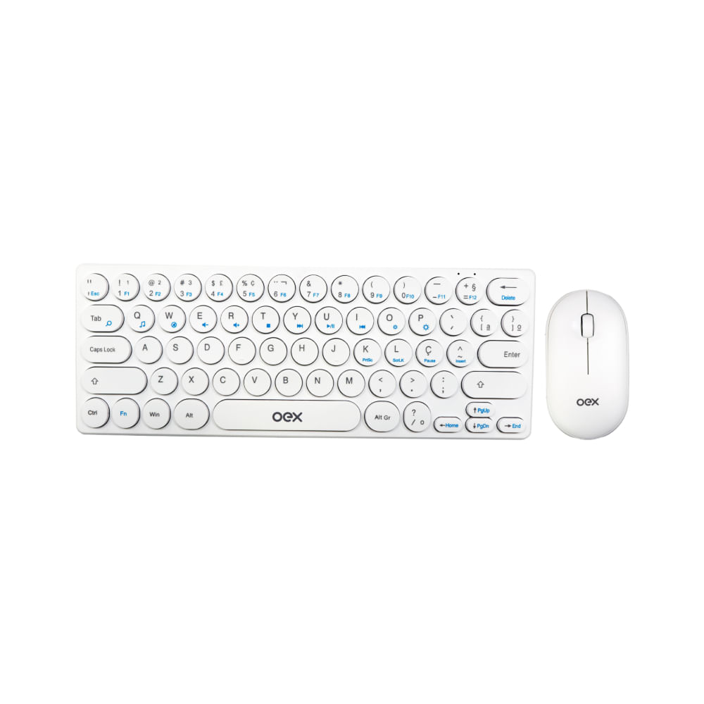 Combo Teclado E Mouse Retro Brasil OEX