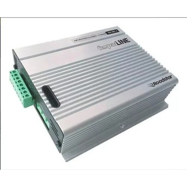 Encontraproduto.com.br - Módulo Amplificador RS-480.4BR 4 Canais Class D Roadstar