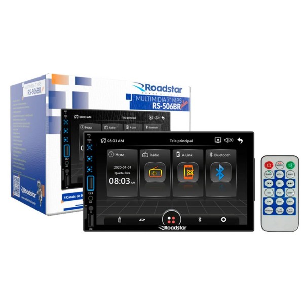 Encontraproduto.com.br - Multimídia Roadstar Rs506br Mp5-usb-sd [f002]