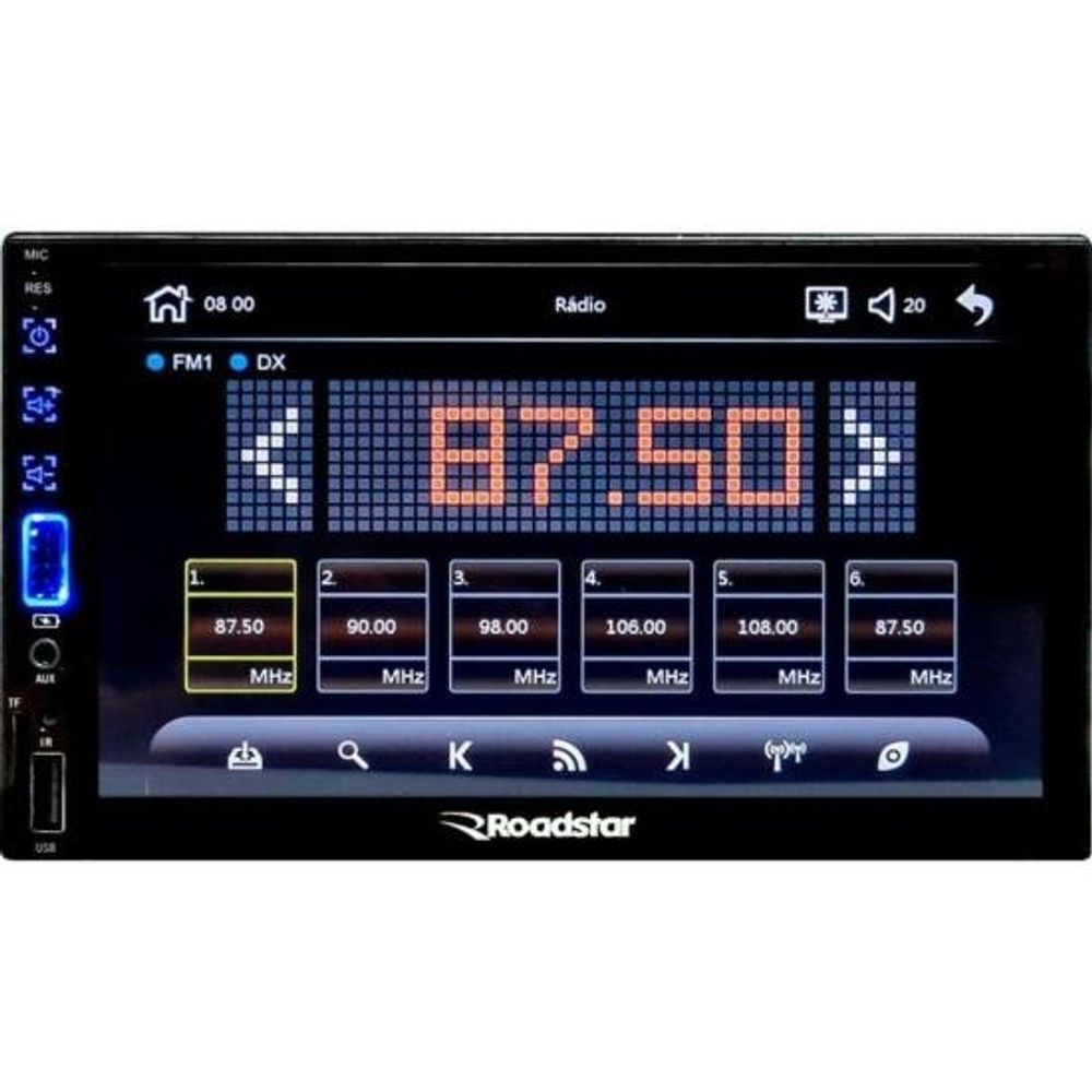 Encontraproduto.com.br - Multimídia Roadstar Rs506br Mp5-usb-sd [f002]