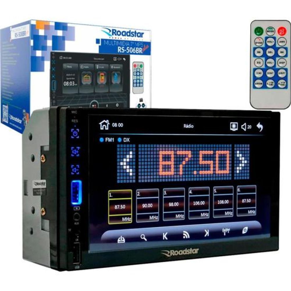 Encontraproduto.com.br - Multimídia Roadstar Rs506br Mp5-usb-sd [f002]