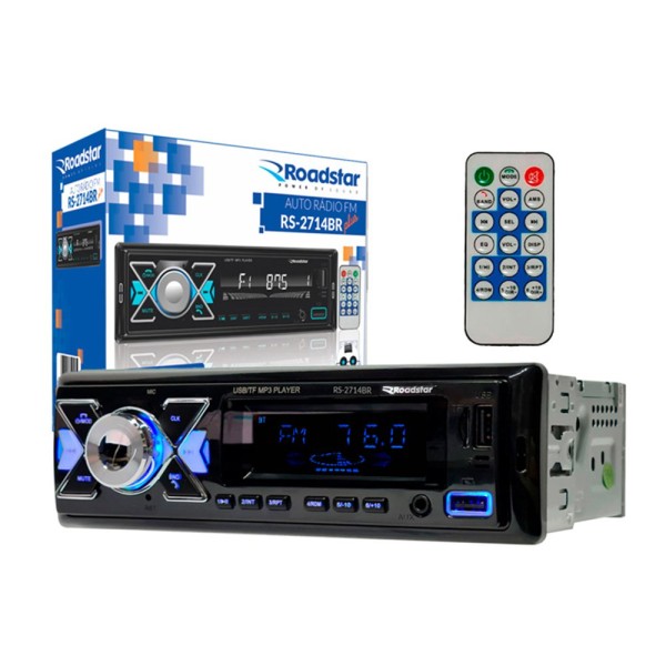 Encontraproduto.com.br - Rádio Usb/bluetooth Rs-2714br Roadstar