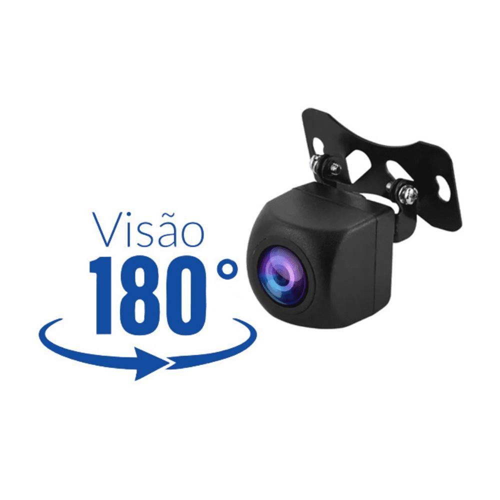 Encontraproduto.com.br - Câmera Ré 180º Graus Automotiva Roadstar Universal