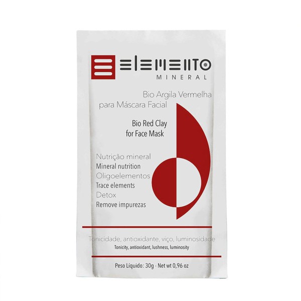 Encontraproduto.com.br - Bio Argila Vermelha 30g - Elemento Mineral