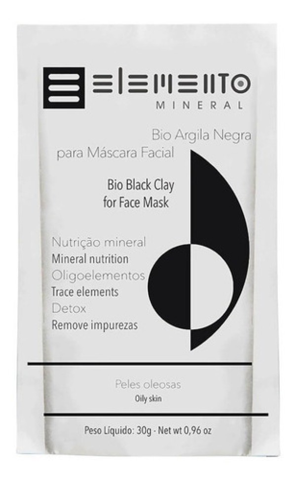 Encontraproduto.com.br - Bio Argila Negra 30g - Elemento Mineral Elemento Mineral