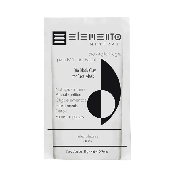 Encontraproduto.com.br - Bio Argila Negra 30g - Elemento Mineral Elemento Mineral