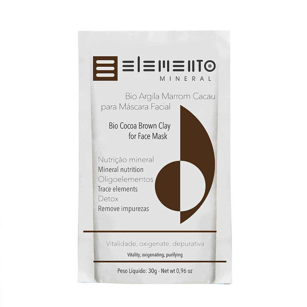 Encontraproduto.com.br - Máscara Facial Elemento Mineral - Argila Marrom Cacau