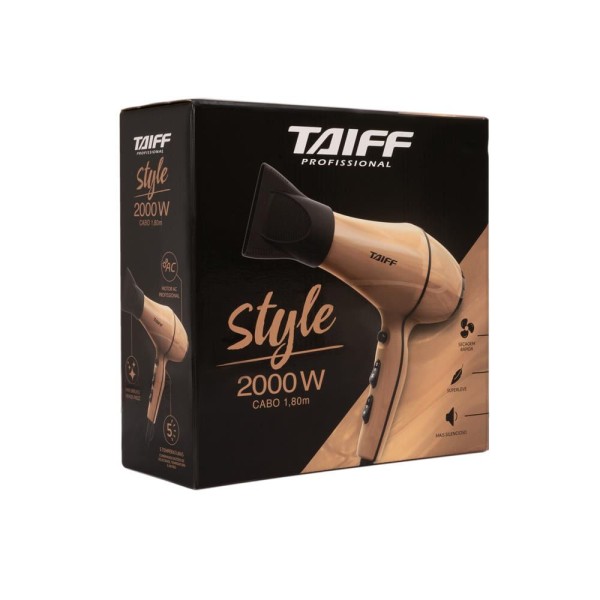 Encontraproduto.com.br - Secador De Cabelos Taiff Style Motor Ac Profissional 2000w Cobre 220v