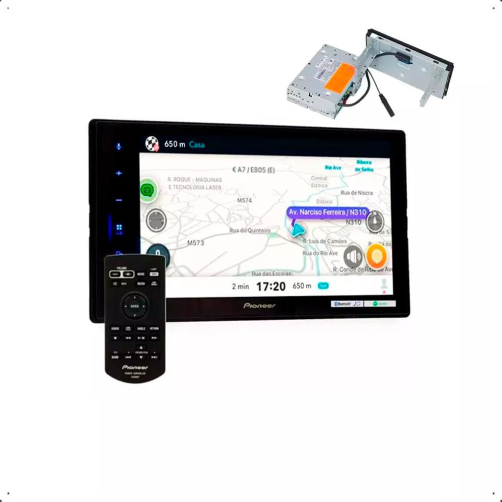 Encontraproduto.com.br - Central Multimídia Modular Pioneer DMH-ZS8280TV 8 Polegadas