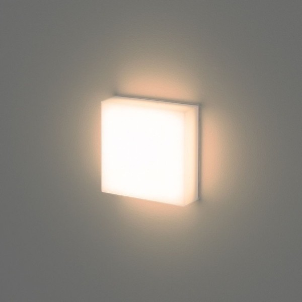 Arandela LED Ice 7,5W 740 Lúmens 120° Quadrada Bivolt Branca Stella