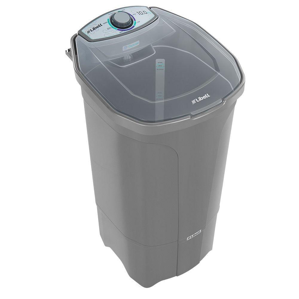 Encontraproduto.com.br - Tanquinho Libell 10Kg com Lavagem por Turbilhonamento Prata 220V