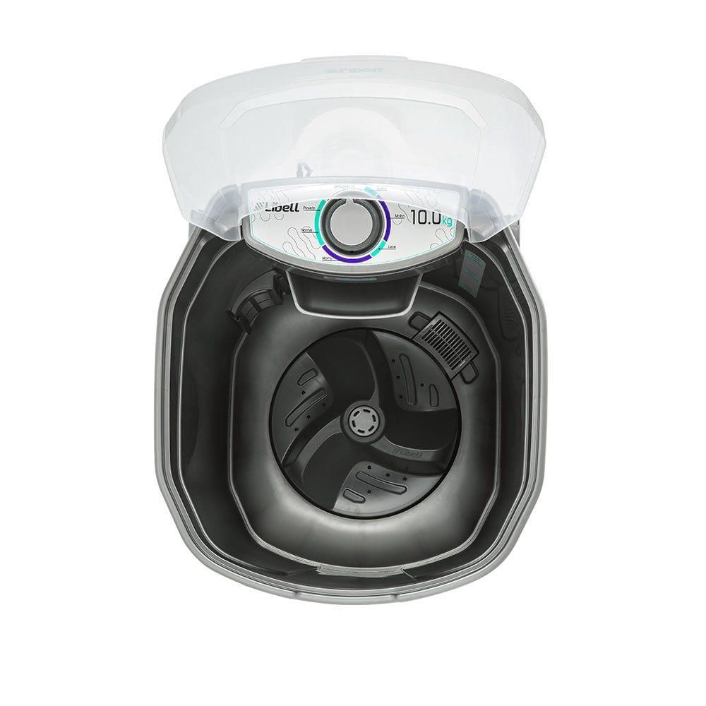Encontraproduto.com.br - Tanquinho Libell 10Kg com Lavagem por Turbilhonamento Prata 127V
