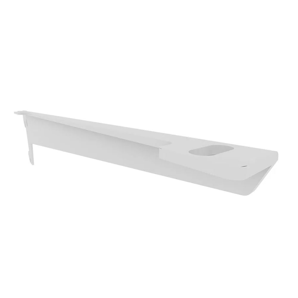 Encontraproduto.com.br - Suporte Com Aba P/ Trilho 20Cm 2Pçs Br Dicarlo