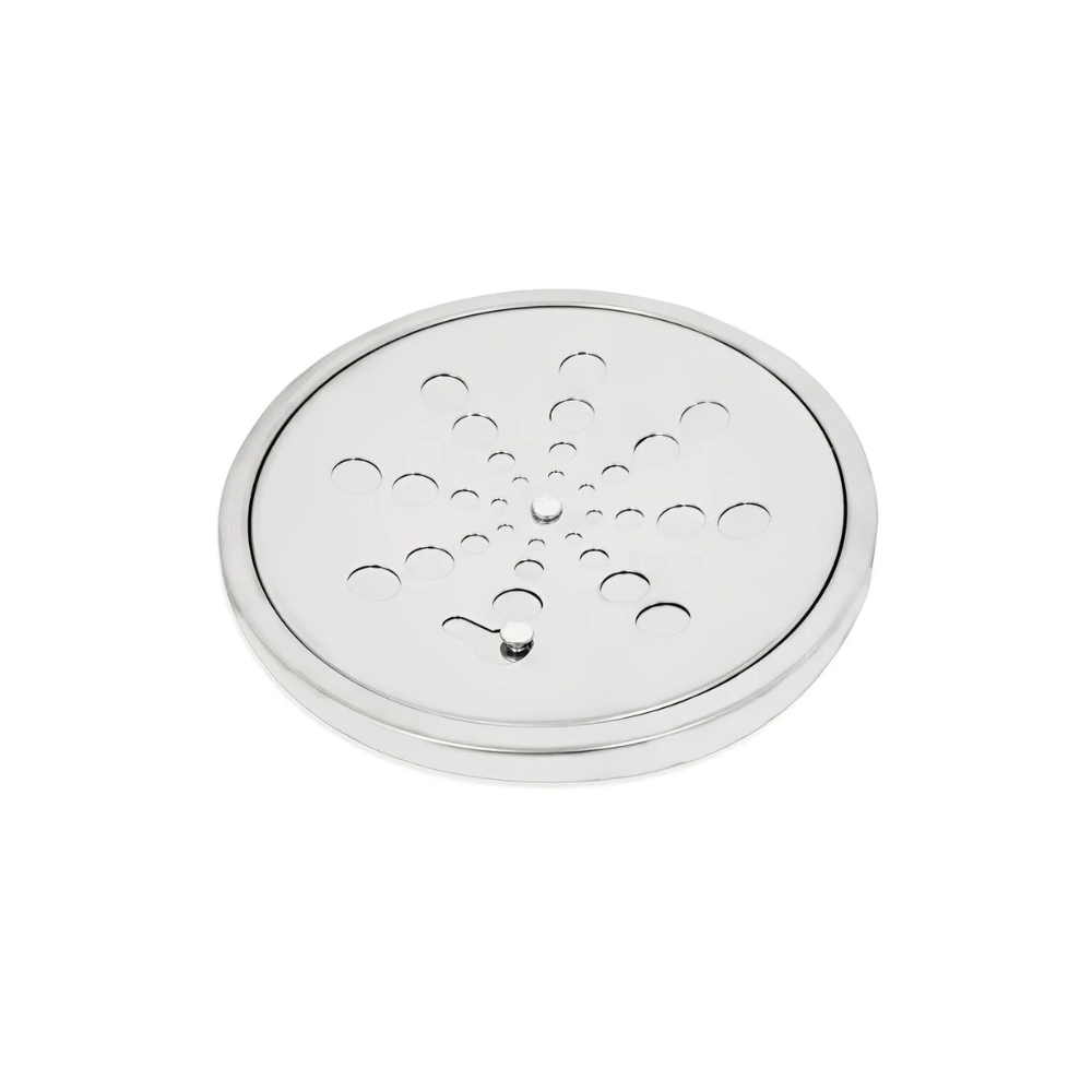 Encontraproduto.com.br - Grelha Inox 304 Redondo 15cm Com Caixilho Am Metais