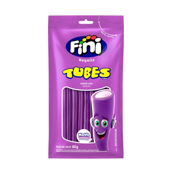 Encontraproduto.com.br - FINI TUBES UVA BRILHO 80G