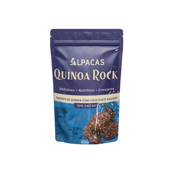 Encontraproduto.com.br - Crispy Quinoa 70% Cacau Alpacas 60G