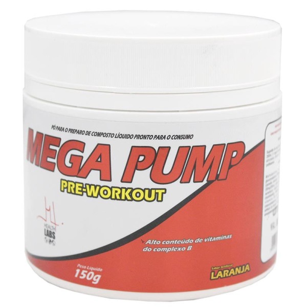 Encontraproduto.com.br - Mega Pump Heath Labs 150gr Laranja