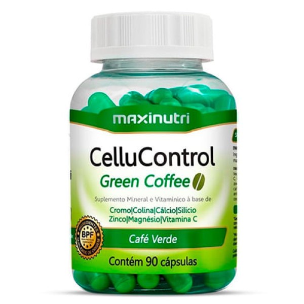 Encontraproduto.com.br - CelluControl (Café Verde) Maxinutri 90 Cápsulas