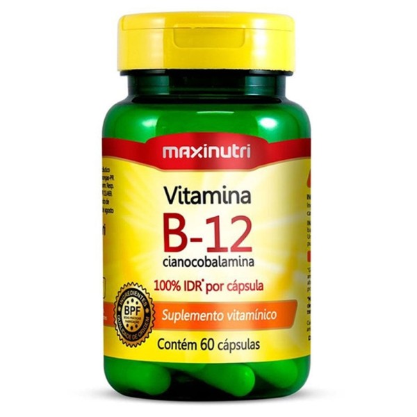 Encontraproduto.com.br - Vitaminas B12 Maxinutri com 60 Cápsulas
