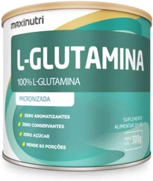 GLUTAMINA 300G - 100% PURA - MAXINUTRI