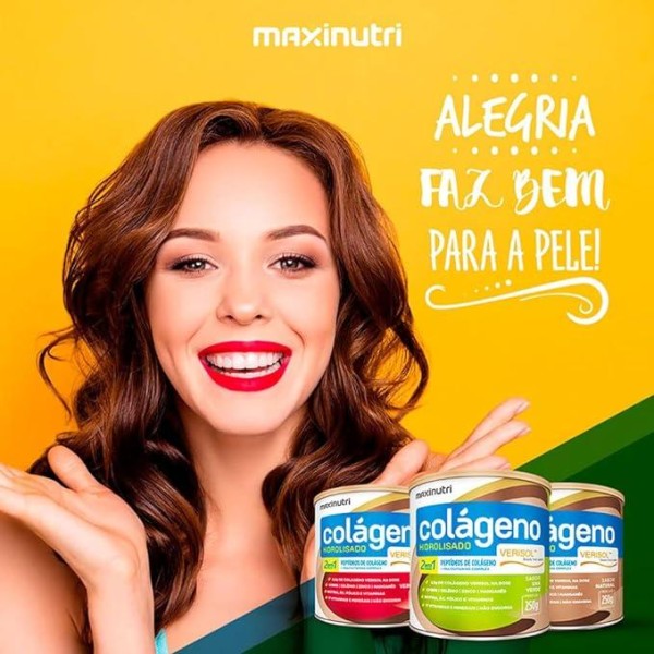 Encontraproduto.com.br - Colágeno Hidrolisado Verisol 2x1 Uva Verde - 250g - Maxinutri