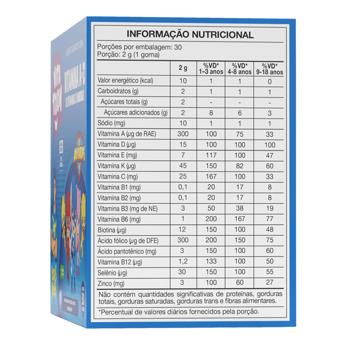 Encontraproduto.com.br - Vitatoon Vitamina A-z Com 30 Gomas Morango