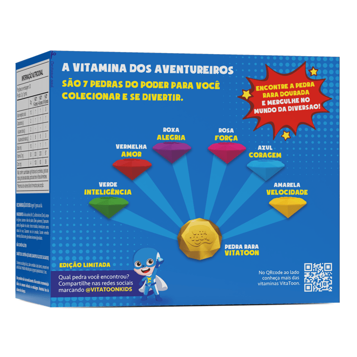 Encontraproduto.com.br - Vitatoon Imunidade + Vitamina C + Zinco Com 30 Gomas Uva