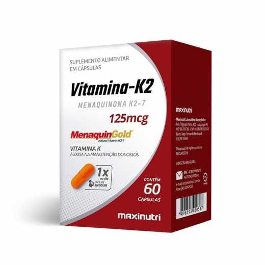 Vitamina-K2 Maxinutri 125mcg 60 Cápsulas