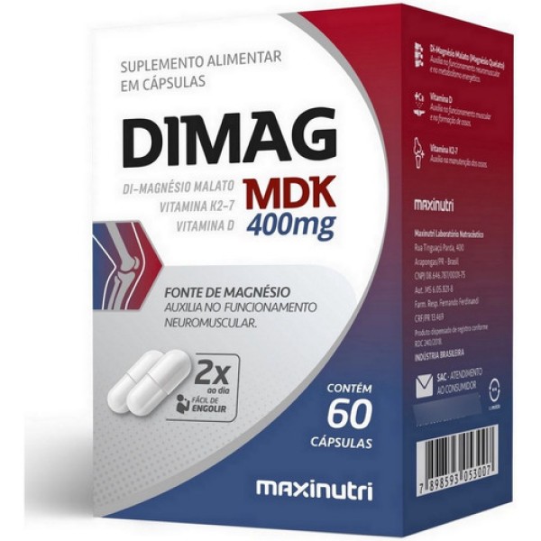 Suplemento Vitamínico Dimag Mdk 60 Cápsulas