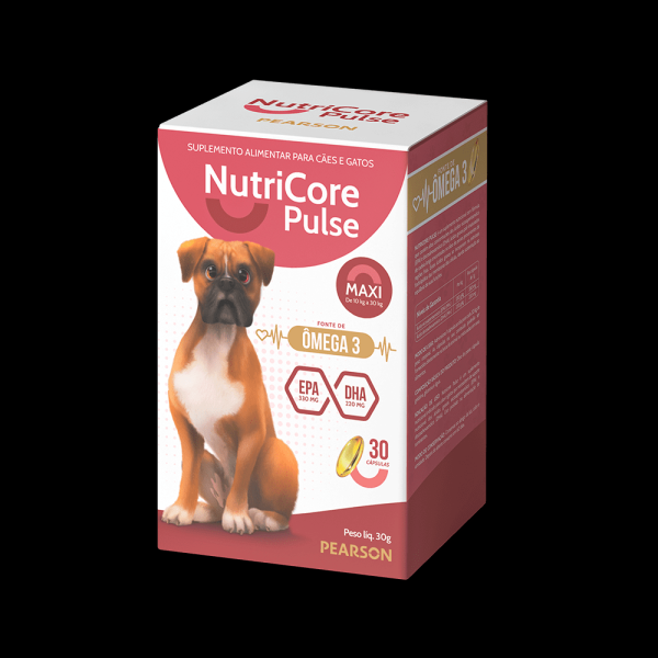 Encontraproduto.com.br - Suplemento Alimentar NutriCore Pulse Maxi para Cães - 30 capsulas