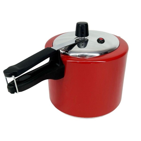 Encontraproduto.com.br - Panela De Pressão 4,5 Litros Alumínio Cor Vermelho