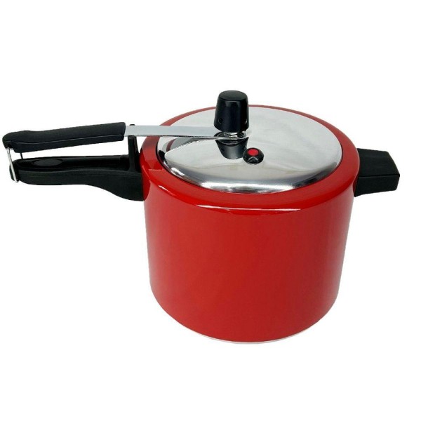 Encontraproduto.com.br - Panela De Pressão 4,5 Litros Alumínio Cor Vermelho