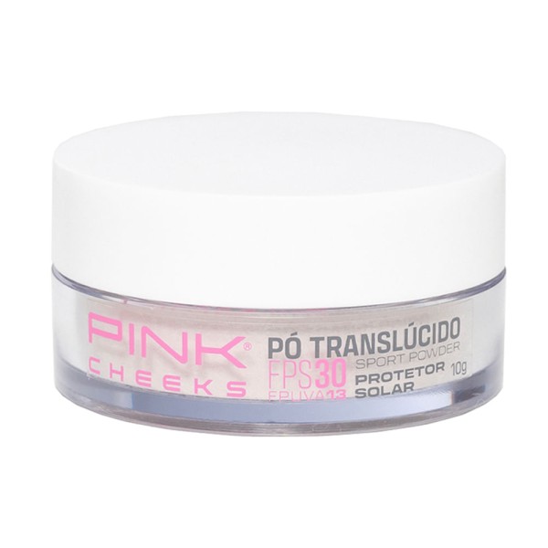 Encontraproduto.com.br - Pó Translúcido Sport, Pink Cheeks, Protetor Solar Controle Do Brilho Fps30 Fpuva 13,5g